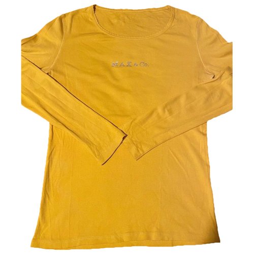 Pre-owned Max & Co T-shirt In Yellow