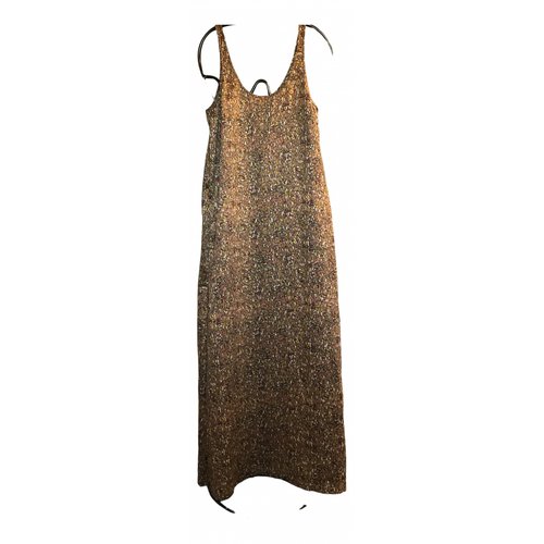 Pre-owned Toast Maxi Dress In Camel