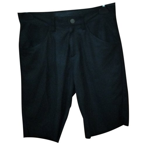 Pre-owned Drome Leather Short Pants In Black