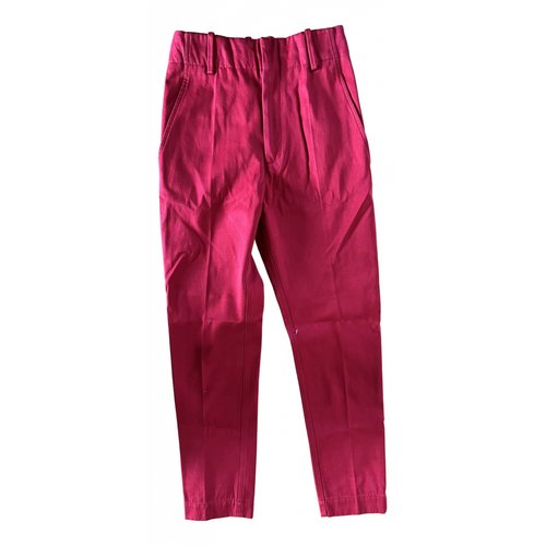 Pre-owned Isabel Marant Étoile Chino Pants In Red