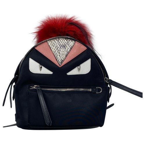 Pre-owned Fendi Cloth Backpack In Multicolour