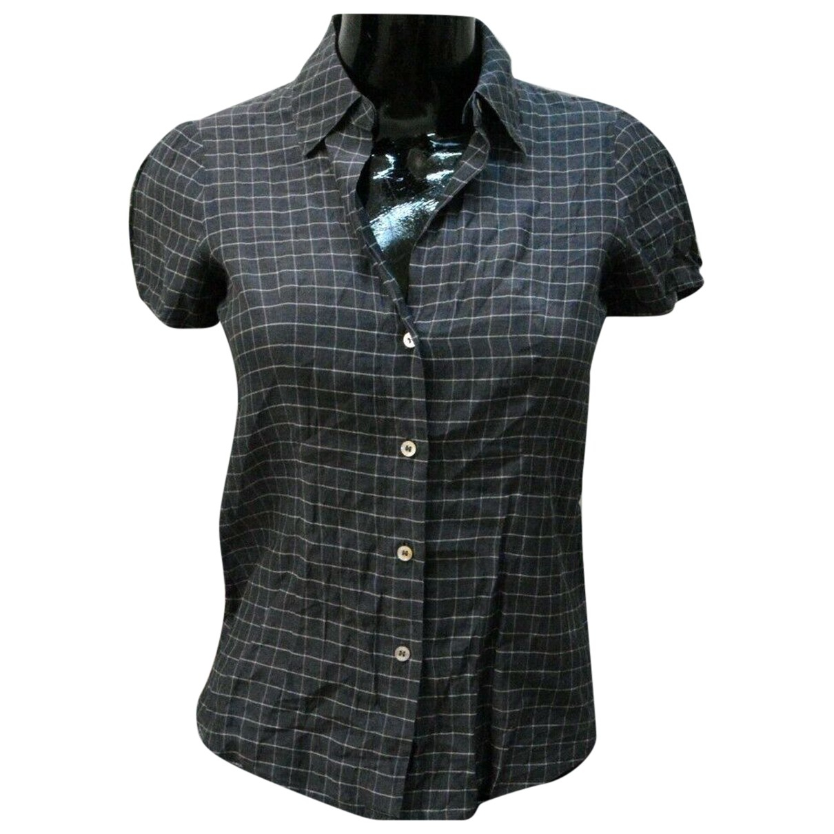 Pre-owned Armani Jeans Blouse In Blue 