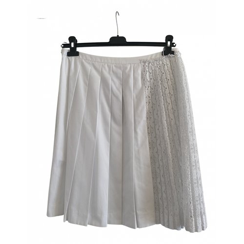 Pre-owned N°21 Mid-length Skirt In White