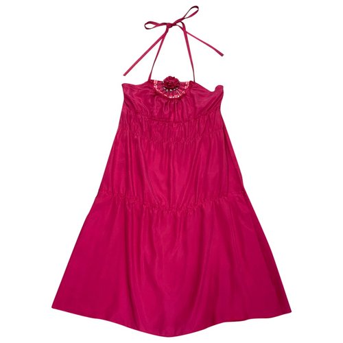 Pre-owned Philosophy Di Alberta Ferretti Silk Dress In Pink