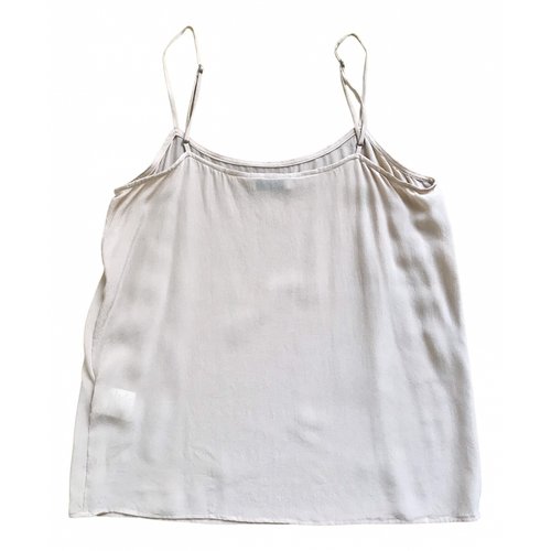 Pre-owned Equipment Silk Camisole In Beige