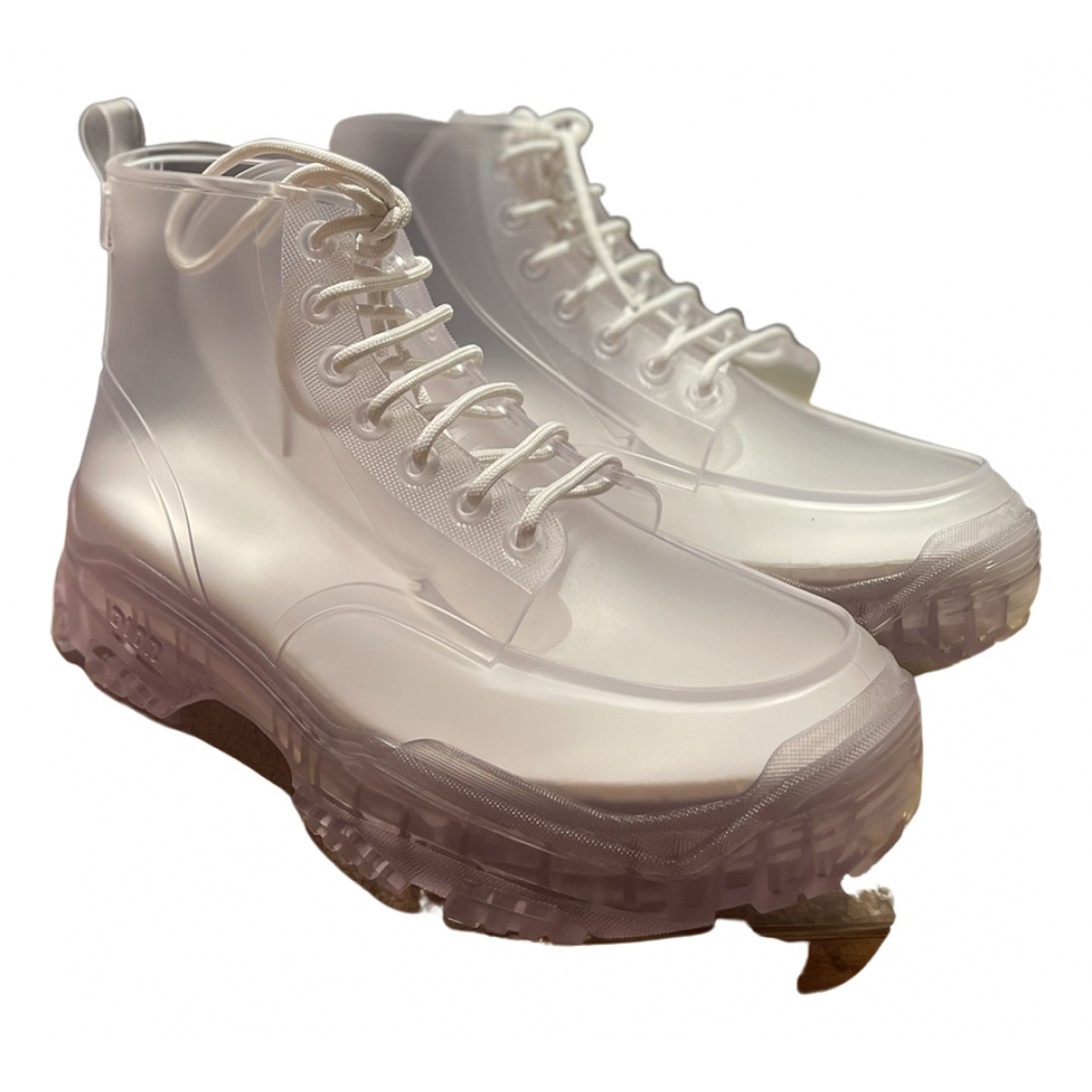 Pre-owned Dior Boots In White | ModeSens