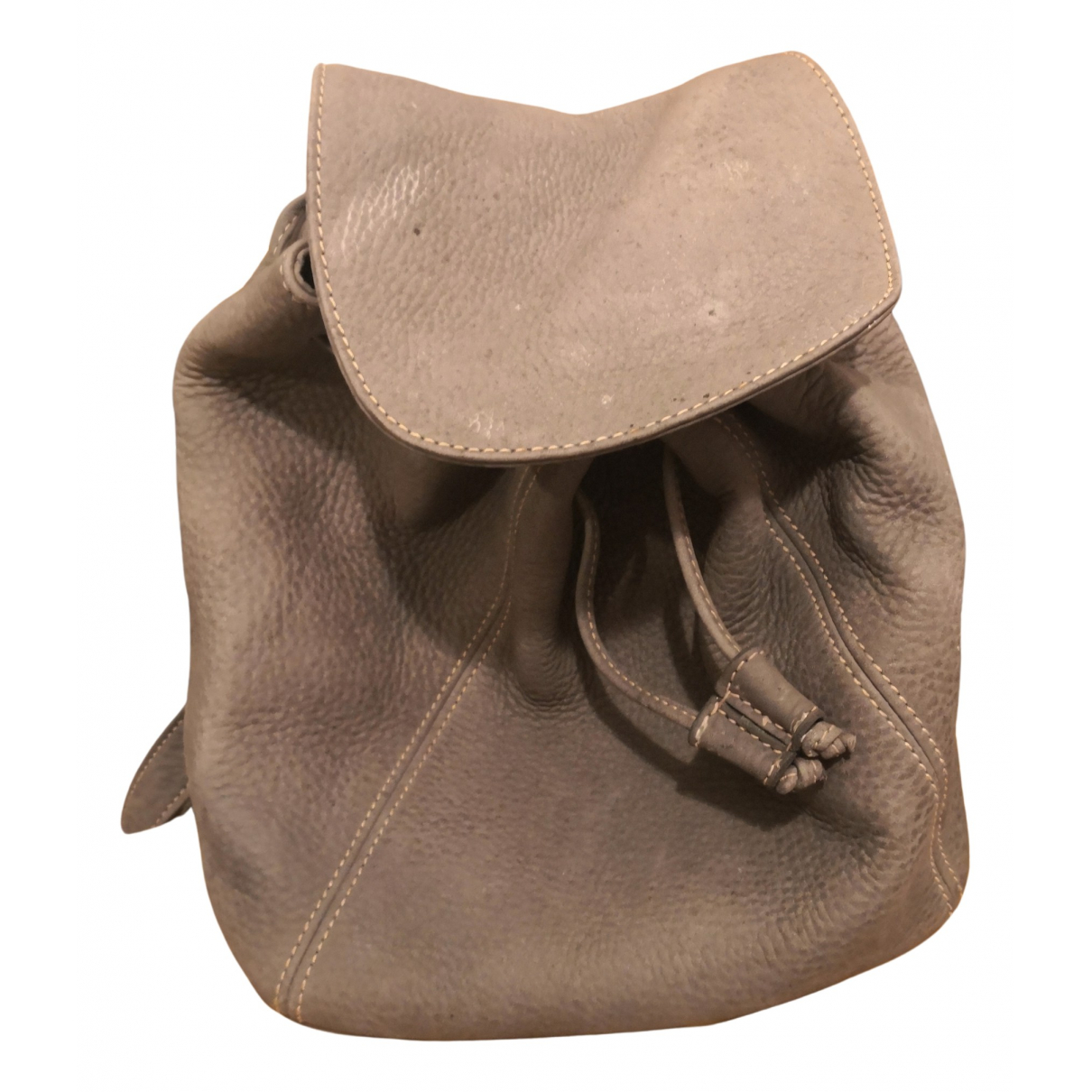 Coach Leather Backpack In Grey | ModeSens