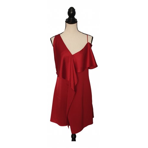 Pre-owned Diane Von Furstenberg Mini Dress In Red
