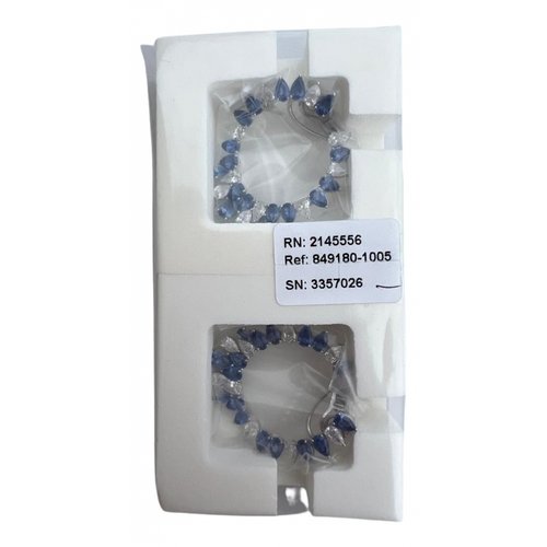 Pre-owned Chopard White Gold Earrings In Blue