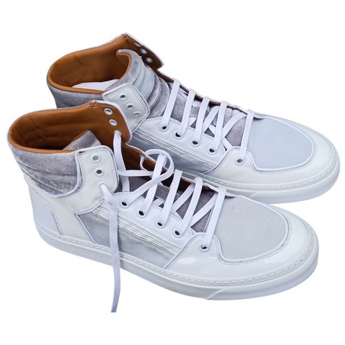 Pre-owned Marc Jacobs Leather Low Trainers In White