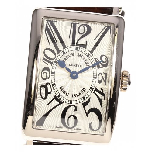Pre-owned Franck Muller White Gold Watch In Silver