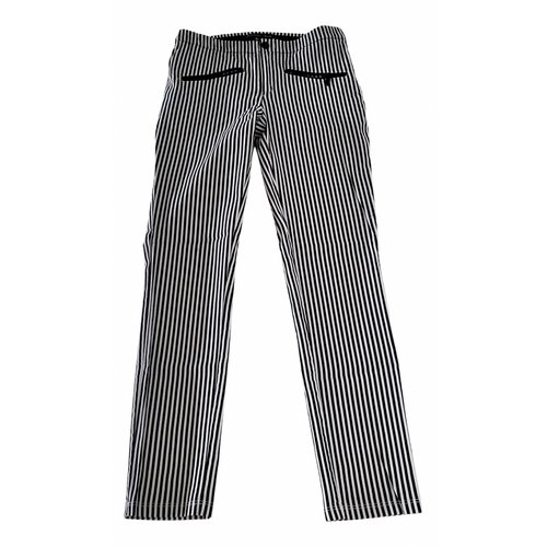 Pre-owned Theyskens' Theory Trousers In White