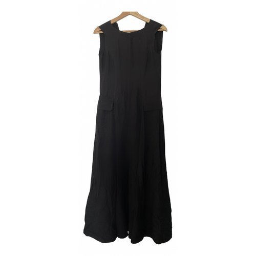 Pre-owned Song For The Mute Maxi Dress In Black