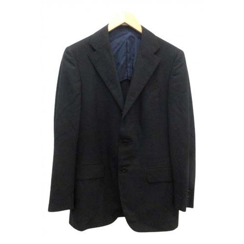 Pre-owned Loro Piana Wool Jacket In Black