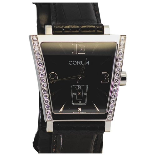 Pre-owned Corum Watch In Black