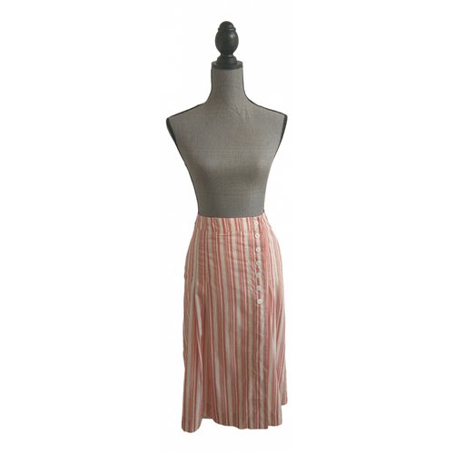 Pre-owned Comptoir Des Cotonniers Maxi Skirt In Pink