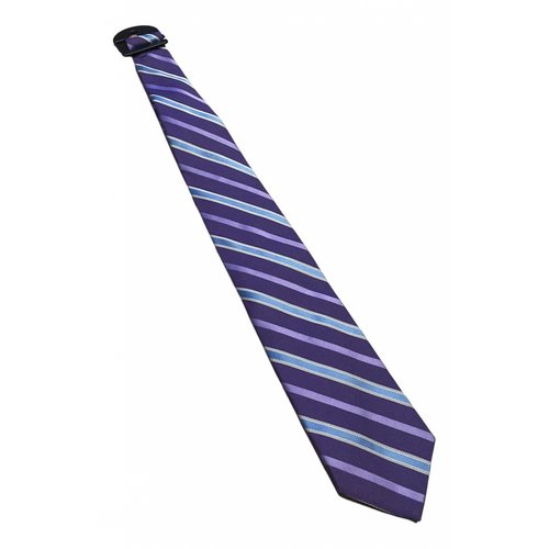 Pre-owned Brooks Brothers Tie In Purple