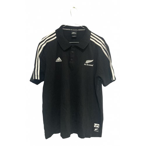 Pre-owned Adidas Originals Polo Shirt In Black