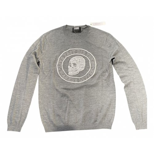 Pre-owned Markus Lupfer Wool Pull In Grey
