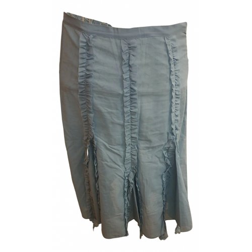Pre-owned Romeo Gigli Mid-length Skirt In Blue