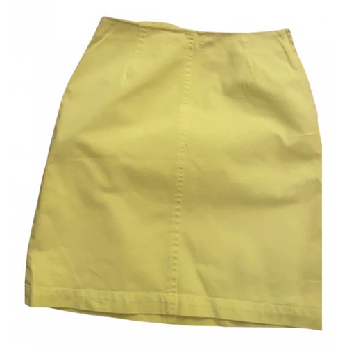 Pre-owned Iceberg Mini Skirt In Yellow
