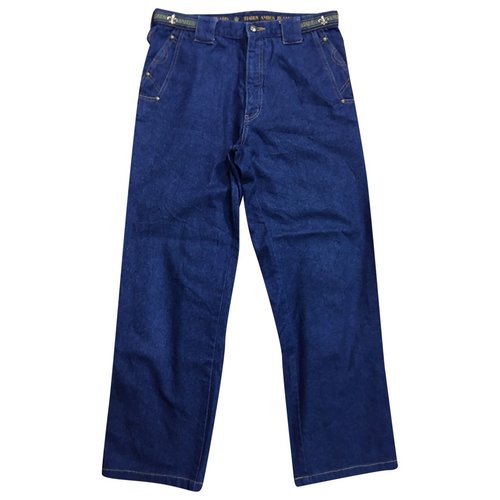 Pre-owned Hardy Amies Straight Jeans In Blue