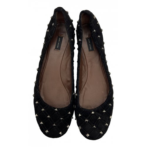 Pre-owned Marc By Marc Jacobs Ballet Flats In Black