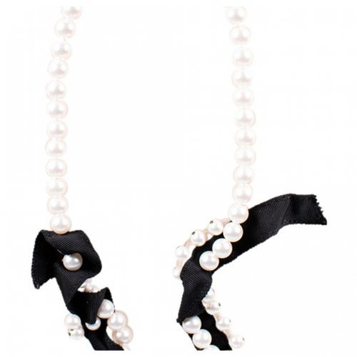 Pre-owned Lanvin Pearl Necklace In White