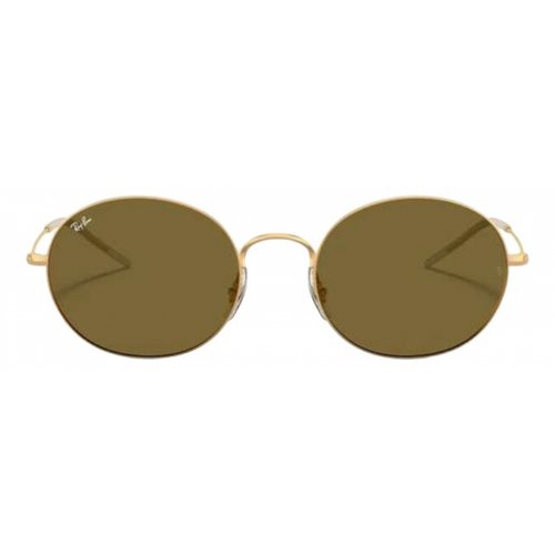 Pre-owned Ray Ban Round Sunglasses In Brown