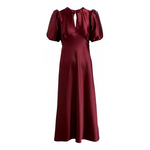 Pre-owned Aligne Mid-length Dress In Burgundy