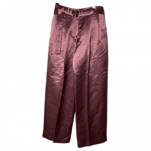 Pre-owned Sies Marjan Straight Pants In Pink