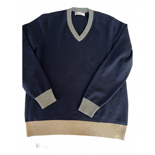 Pre-owned Brunello Cucinelli Cashmere Sweatshirt In Blue