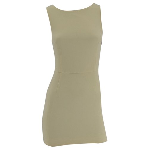 Pre-owned Moschino Mid-length Dress In Yellow