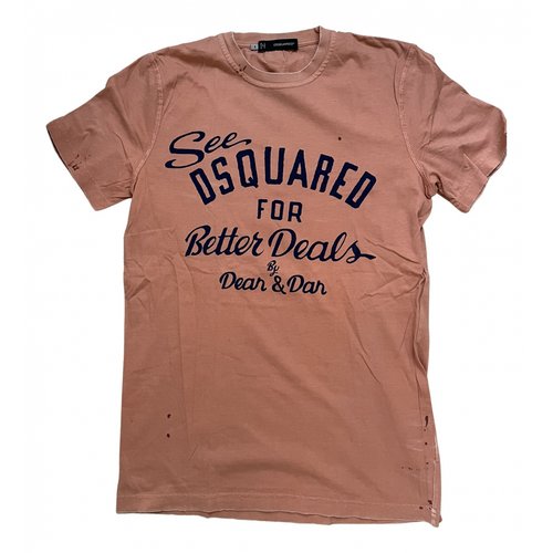 Pre-owned Dsquared2 T-shirt In Orange