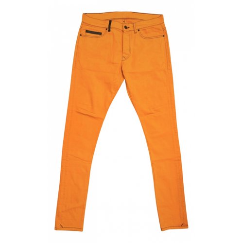 Pre-owned Marcelo Burlon County Of Milan Slim Jean In Orange