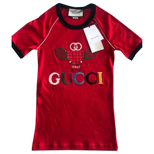 Pre-owned Gucci T-shirt In Red