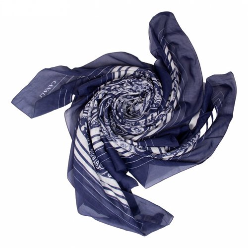 Pre-owned Canali Stole In Blue