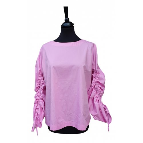Pre-owned Max Mara Atelier Blouse In Pink