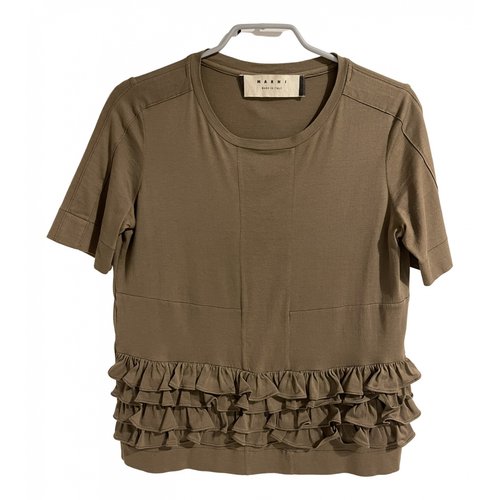 Pre-owned Marni T-shirt In Brown