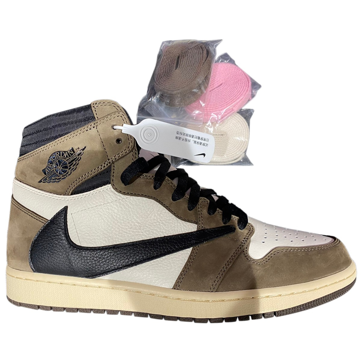 Pre-owned Jordan 1 Leather High Trainers In Camel | ModeSens