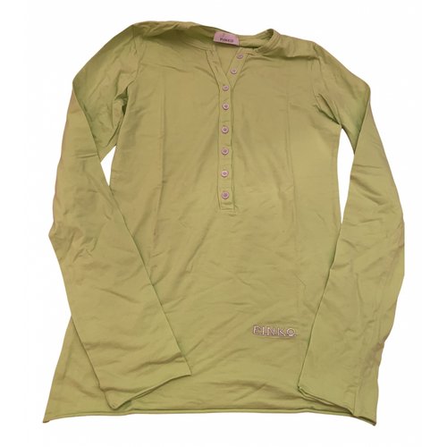 Pre-owned Pinko T-shirt In Green