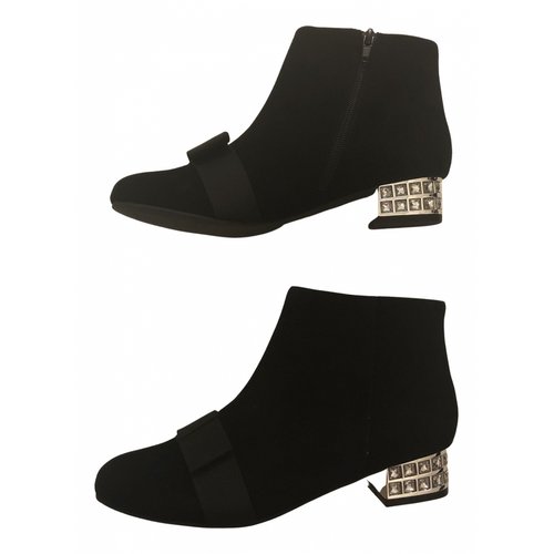 Pre-owned Kurt Geiger Ankle Boots In Black