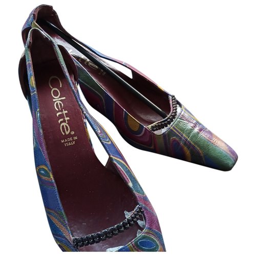 Pre-owned Colette Leather Heels In Multicolour