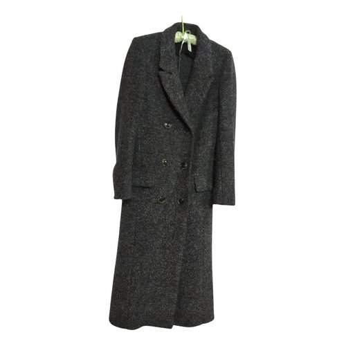 Pre-owned Liujo Wool Coat In Grey