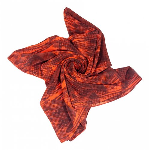 Pre-owned Athena Procopiou Silk Stole In Red