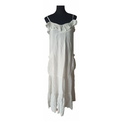 Pre-owned Kaos Maxi Dress In White