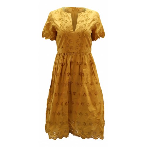 Pre-owned Madewell Dress In Yellow