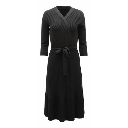 Pre-owned Kate Spade Wool Dress In Black