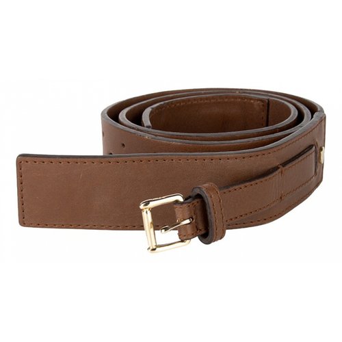 Pre-owned Tod's Leather Belt In Brown