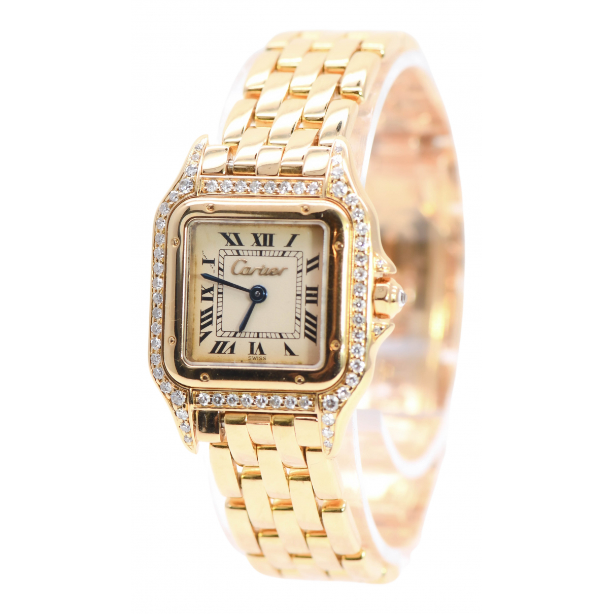 Pre-owned Cartier Panthã¨re Yellow Gold 